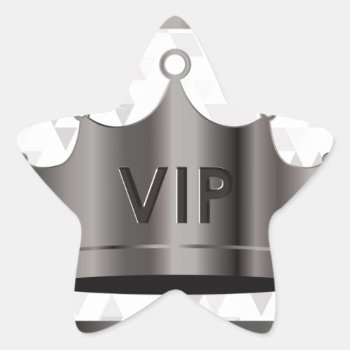 vip design star sticker