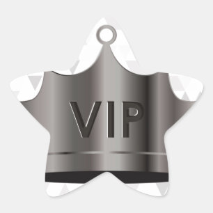 vip design star sticker
