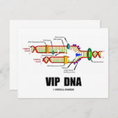 VIP DNA (DNA Replication Humor) (Front/Back)
