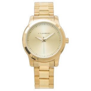 VIP Gold Custom Name Template Watch