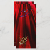 VIP Gold ”D” red, blue Rack Card (Front/Back)