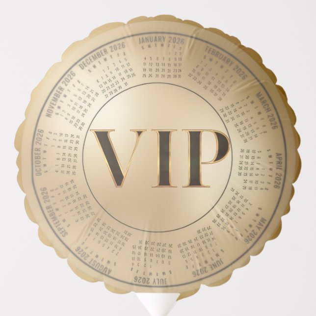VIP Gold Party Event   Balloon (Front)