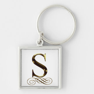 VIP Gold ”S” monogram Keychain