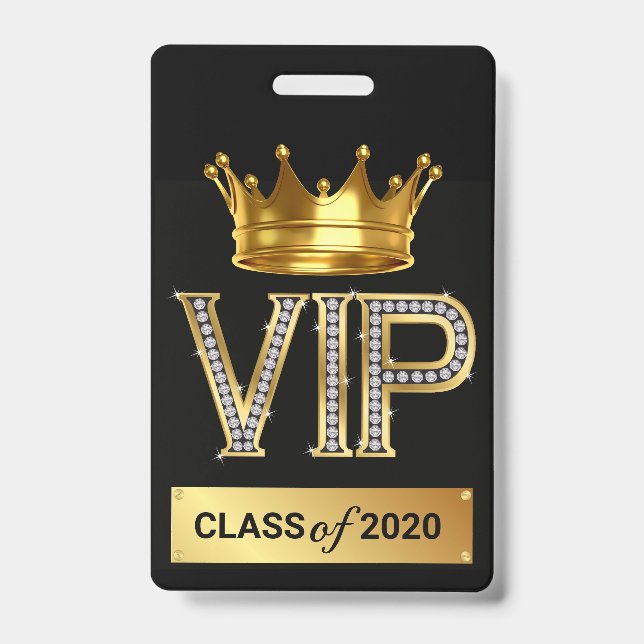 VIP GRADUATE BADGE (Front)