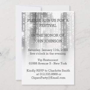 Vip Green Festival Wedding Personalized Invitation