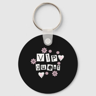 VIP Guest Flowers Keychain
