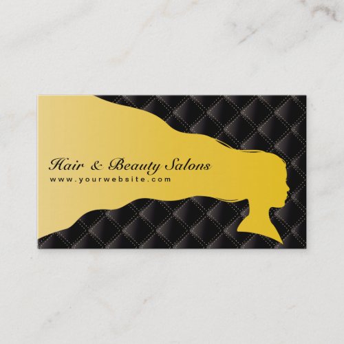 VIP Hair &amp; Beauty Salons Business Card
