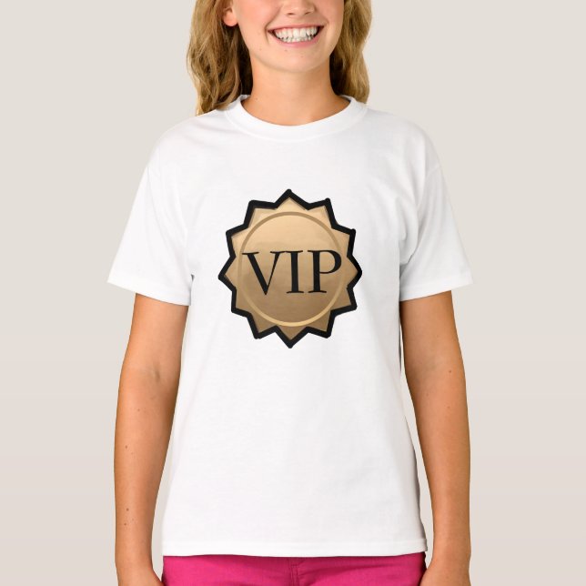 VIP hollywood Birthday glamorous Movie Party T-Shirt (Front)