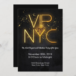 VIP in NYC Party Invitation