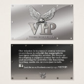 VIP Information Cards (Front & Back)