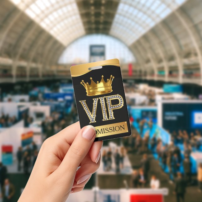 VIP Lanyard BADGE | Zazzle