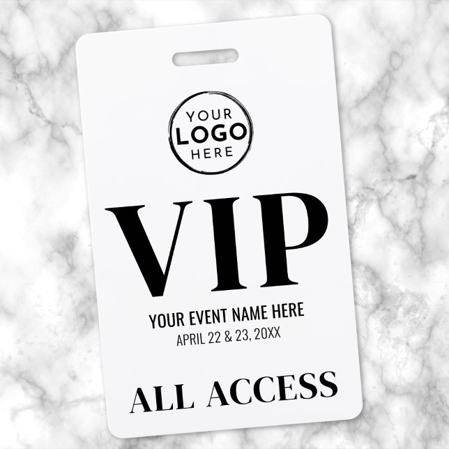 VIP Logo All Access Event Badge (VIP Logo All Access Event Badge)