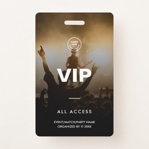 VIP Music Festival Match Party All Access Badge