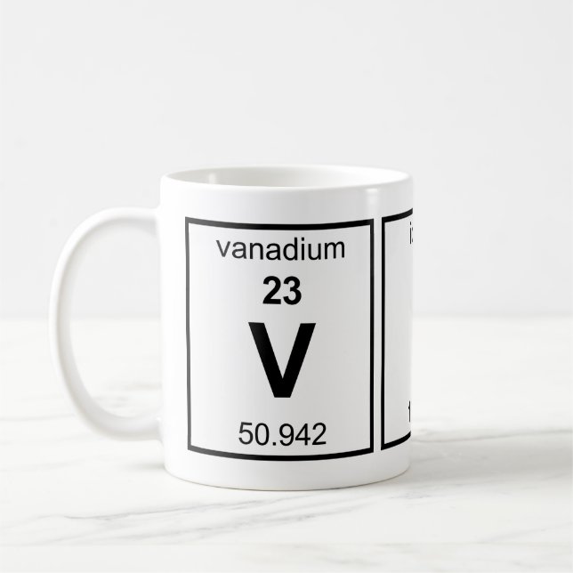 VIP Periodic Table Coffee Mug (Left)
