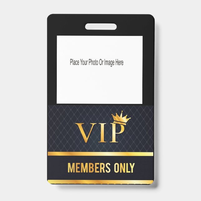 VIP Photo Badge (Front)