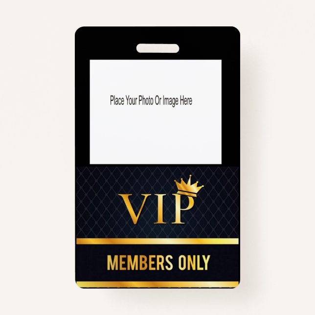 VIP Photo Badge (Front)