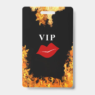 VIP  Plastic Badge