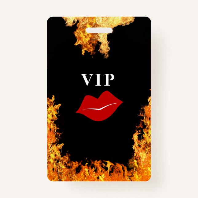VIP  Plastic Badge (Front)