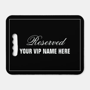 VIP reserved seating sign personalized stadium Seat Cushion