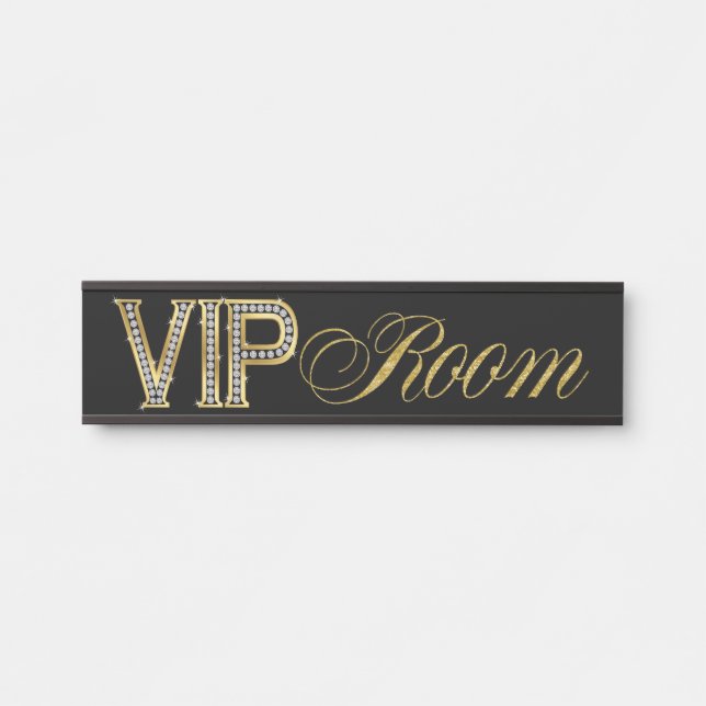 VIP Room Hanging Name Plate (Front)