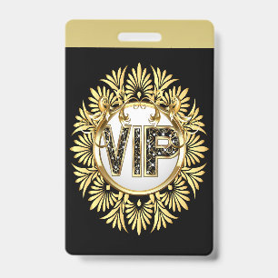 VIP - See Back  Badge