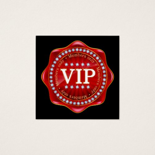VIP Square Business Gift Message Cards  More
