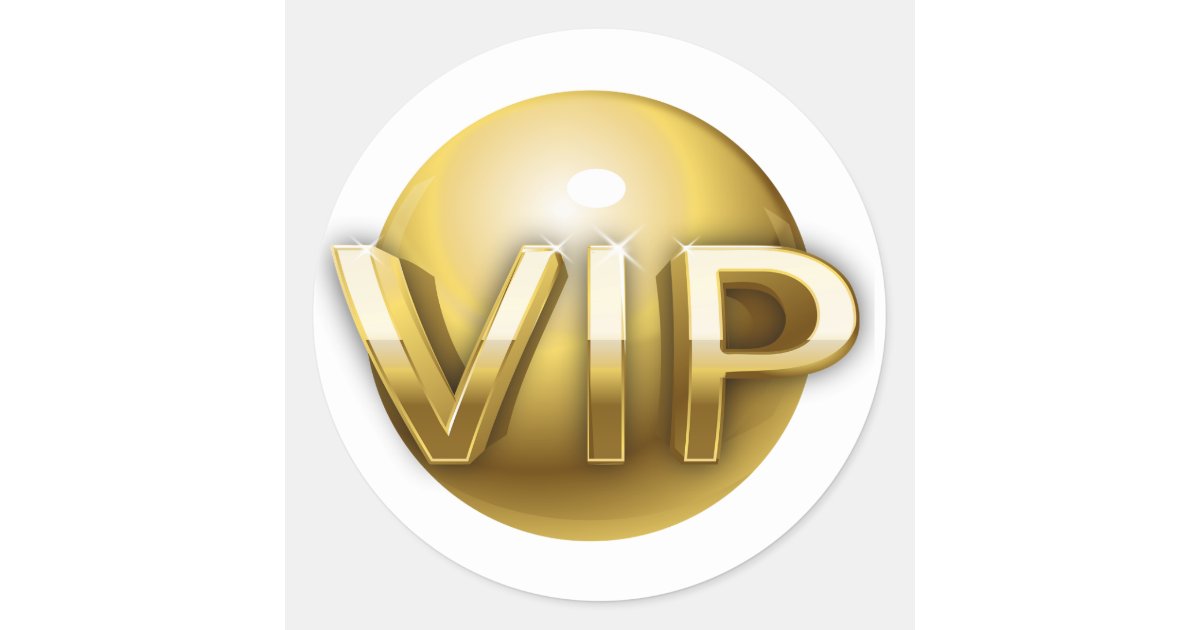 VIP Stickers | Zazzle