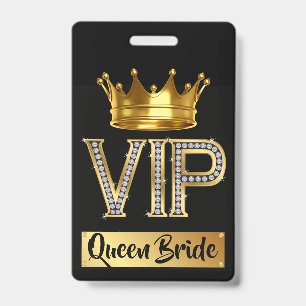 VIP Team Bride Badge