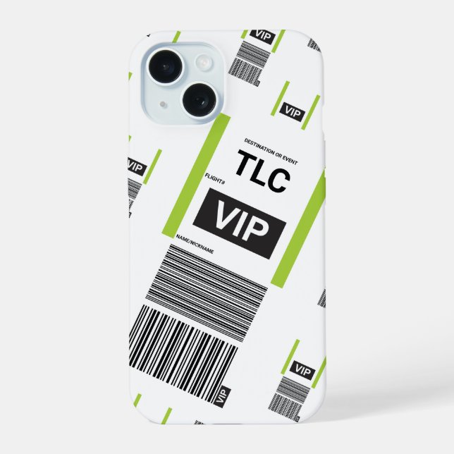 VIP TRAVEL iPHONE 15 SLIM-FIT CASE (Back)