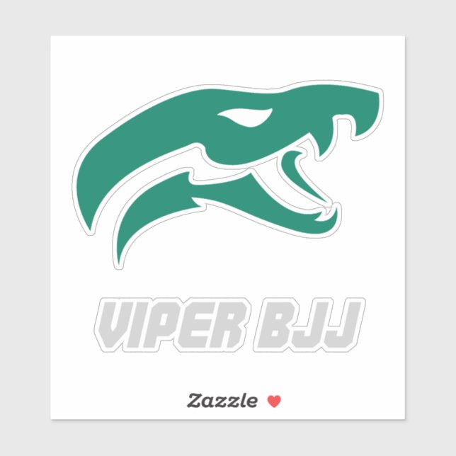 Viper BJJ Grappling Fighter Sticker (Sheet)