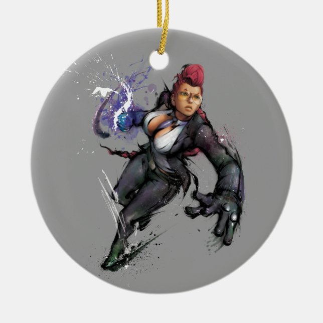 Viper Dash Ceramic Ornament (Front)