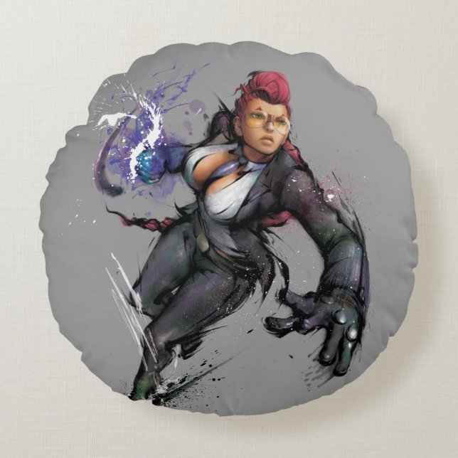 Viper Dash Round Pillow (Front)