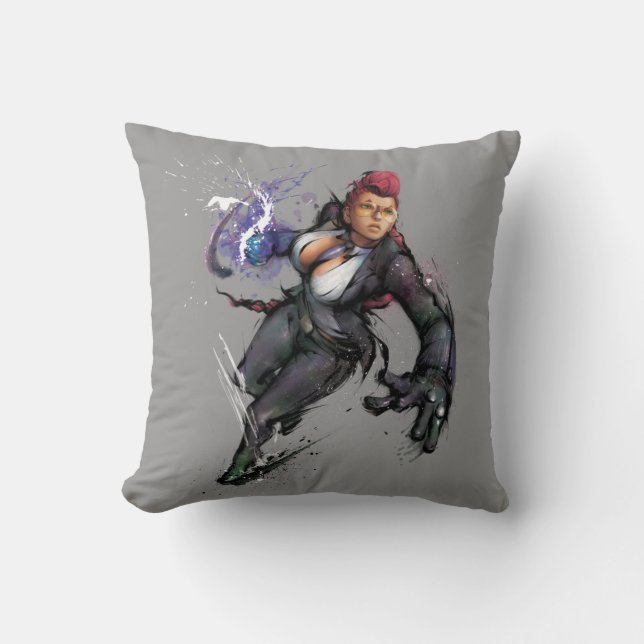 Viper Dash Throw Pillow (Front)