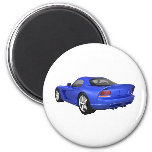 Viper Hard_Top Muscle Car Blue Finish Magnet