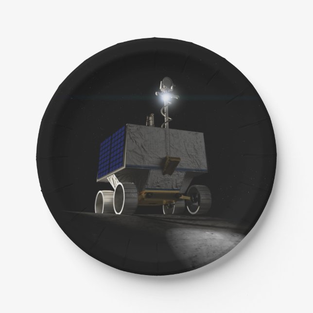 VIPER Moon Rover Paper Plates (Front)
