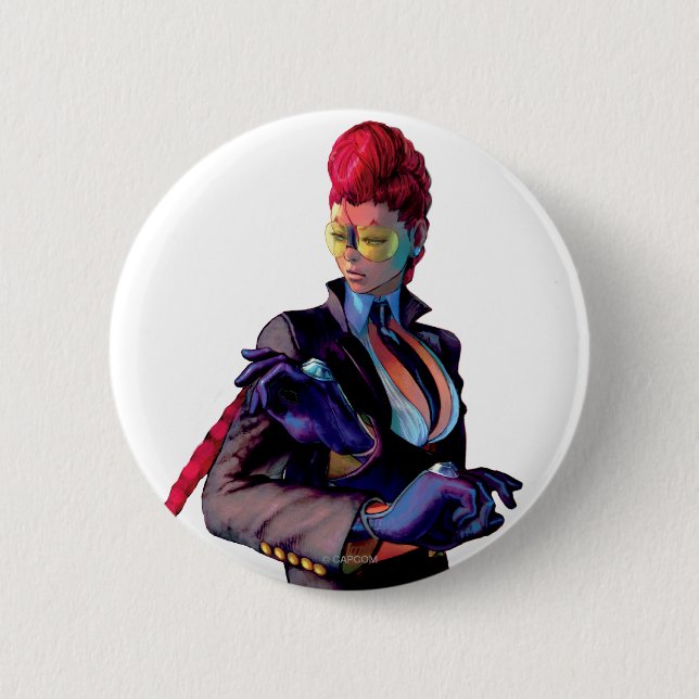 Viper Ready to Block Pinback Button (Front)