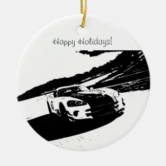 Viper Rolling Shot Christmas Ornaments