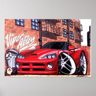 ViperAlley SRT10 Logo Poster
