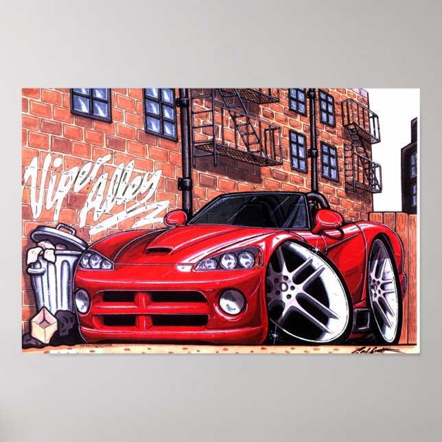 ViperAlley SRT10 Logo  Poster (Front)