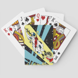 Viperetta Flies to the Moon Poker Cards