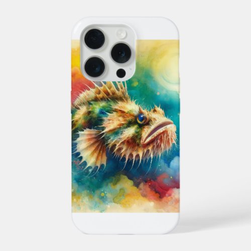 Viperfish Elegance AREF761 _ Watercolor iPhone 15 Pro Case
