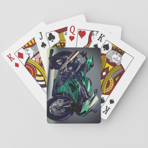 ViperRider The Garter Snake Superbike Playing Cards