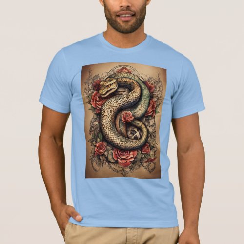 Vipers Vogue Embrace Serpentine Style T_Shirt