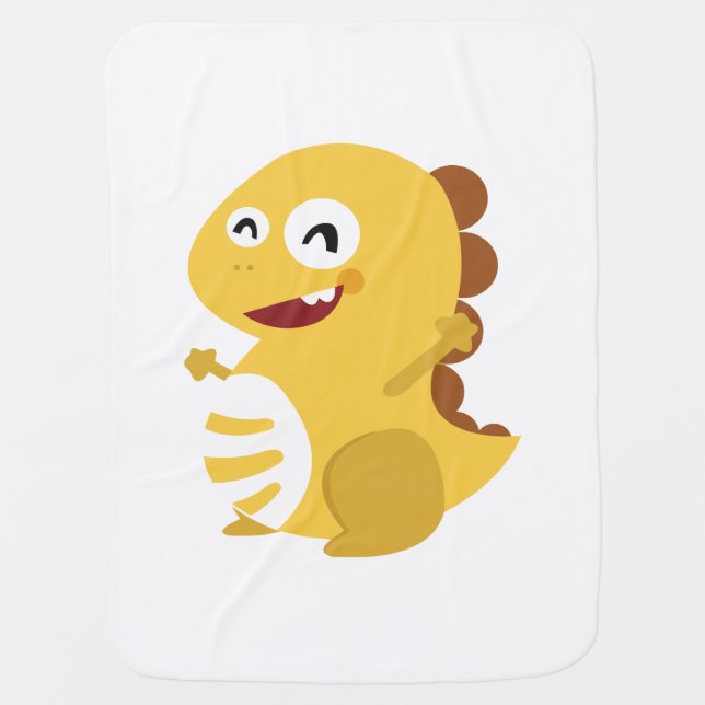 VIPKID Dino Baby Blanket (Front)