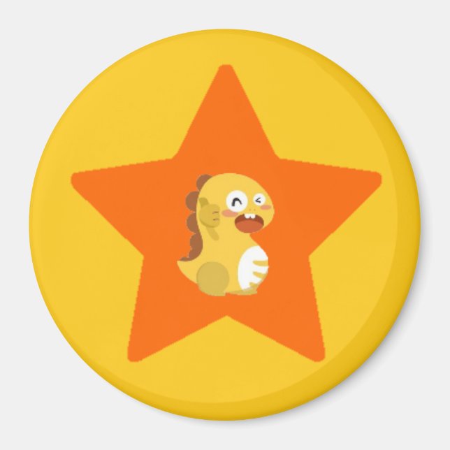 VIPKID Dino Magnet Star (Front)