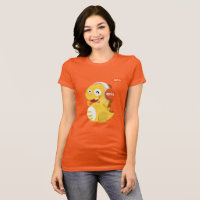 VIPKID Headset Dino T-Shirt (orange)