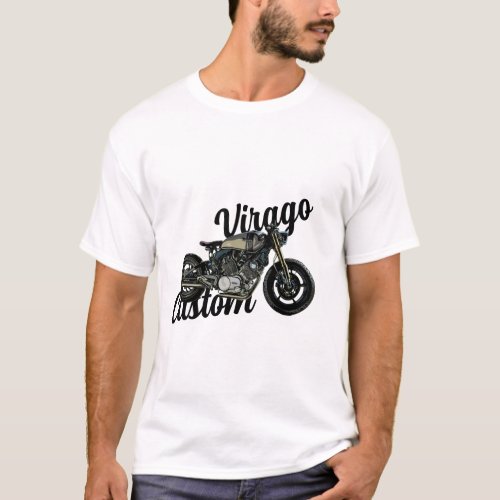 Virago Custom Bike Design  T_Shirt
