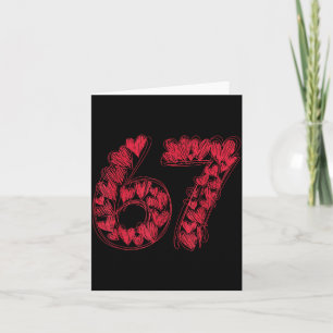 Viral 67 Hand-drawn Hearts Valentine's Day Cute Te Card
