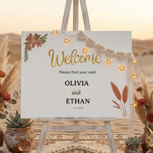 viral Aesthetic Baho wedding Seating Charts Foam Board