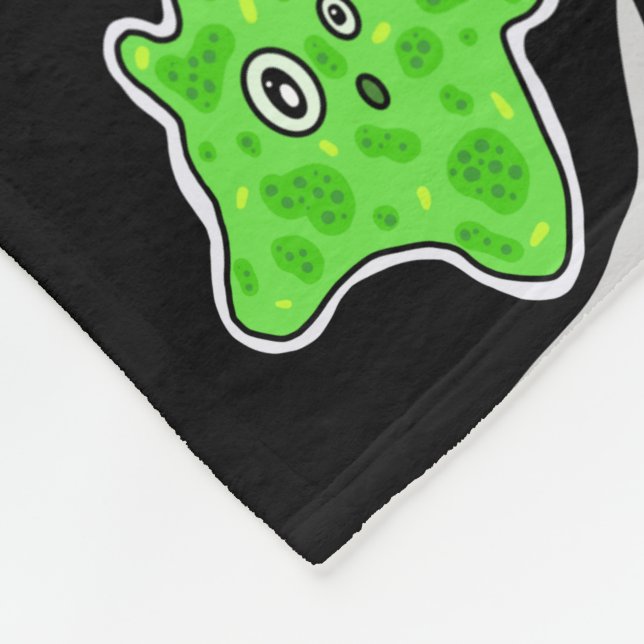 Viral Microbes Fleece Blanket (Corner)